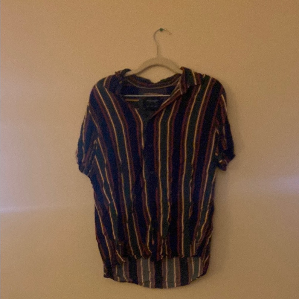 Denim & Flower Multicolor Striped Shirt